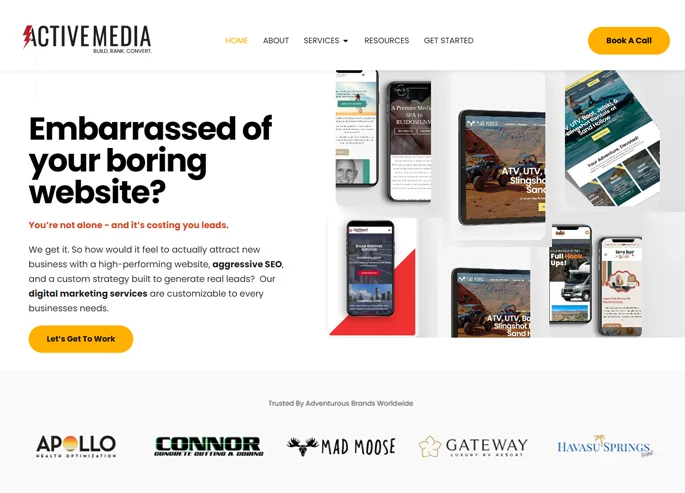 Active-media-website-portfolio